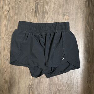 Asics Women's Black Athletic Shorts